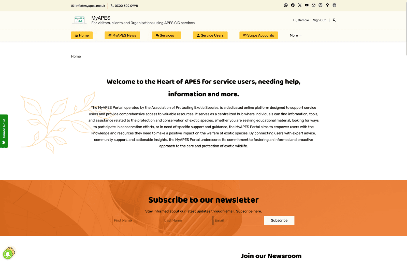 MyAPES Portal Update: Platform Changes, Live Stream Pause & New Fundraising Appeal